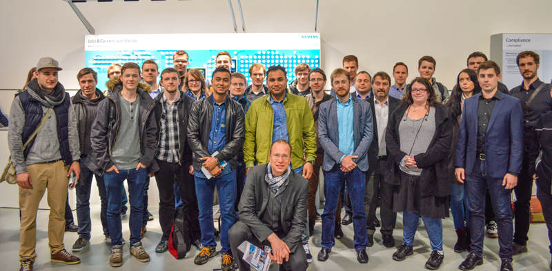 SIEMENS Stand HMI Die Hannovermesse