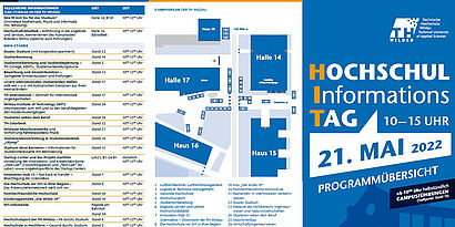 Programmflyer für den HIT 2022