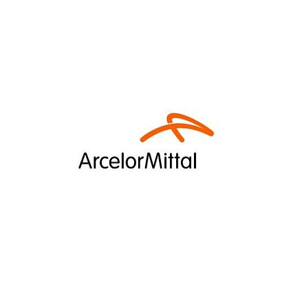 Hier ist das Logo von ArcelorMittal Germany Holding GmbH zu sehen.