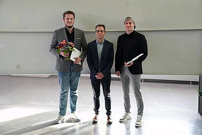 Hier sind die Preisträger "ERASER" von dem FuT Preis 2026 zu sehen.