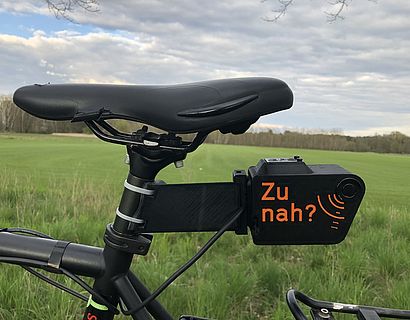 Open Bike Sensor am Fahrrad