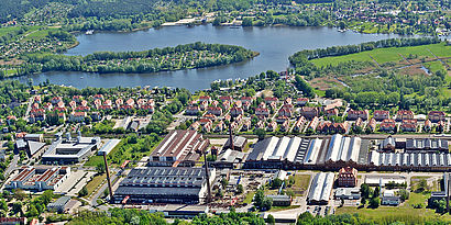 TH Campus und Wildau von oben