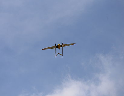 ATISS im Flugzustand, Ansicht von unten