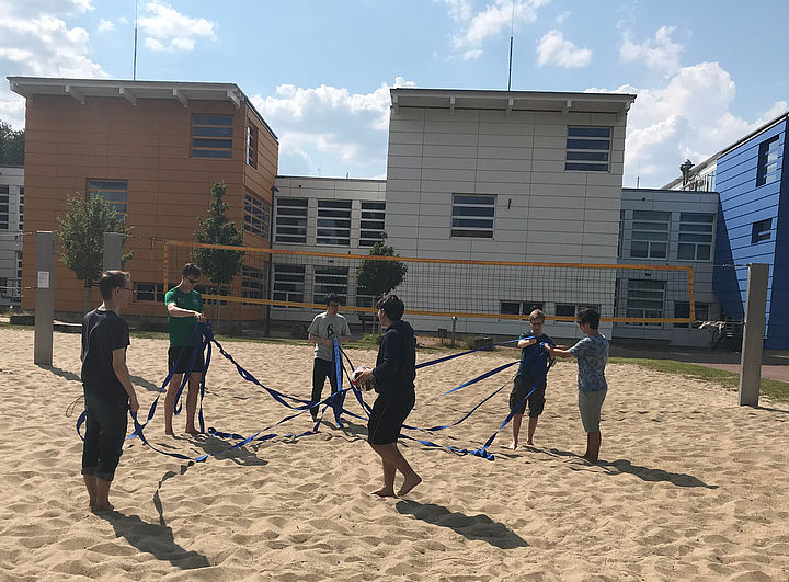 Sommerfest Telematik SoSe2023 Volleyball1