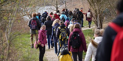 Teilnehmende beim Wandertag 2022 der TH Wildau