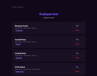 Employee Area