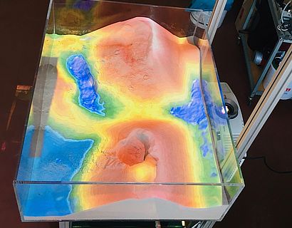 Modellieren mit der  Augmented Reality Sandbox 