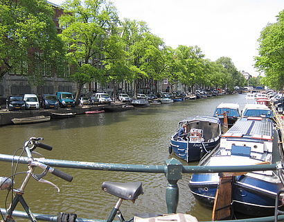Fluss in Amsterdam