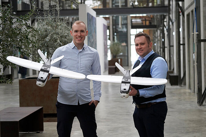 Prof. Alexander Koethe und Janik Hopf