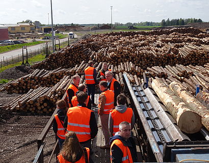 Holzplatz StoraEnso