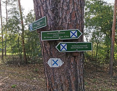 Wanderkreuzung