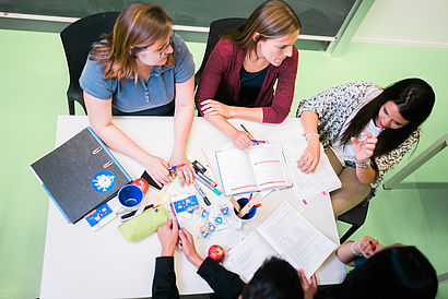 Studenten lernen eifrig