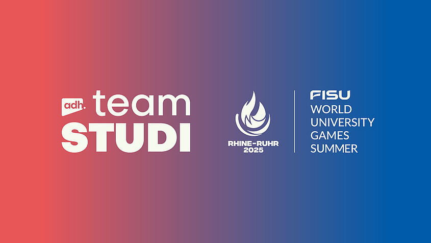 ADH Banner TS RR25 04 Logo des adh für die FISU Worls Games