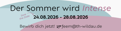 Der Sommer wird Intense Banner zur Ankündigung der Intense Woche vom 24.08.-28.08.2026