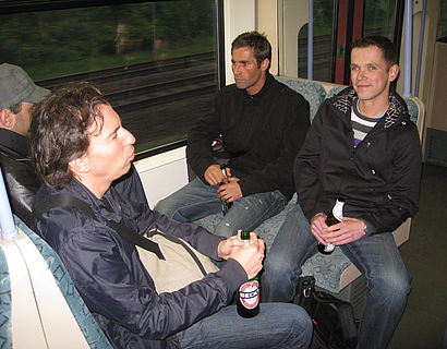 Daniel, David, Sven und Terschi
