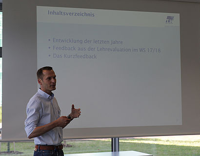 Prof. Kubica am Tag der Lehre 2018