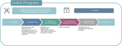 Schaubild/Übersicht des FuSkil Program des Projektes FE/EM