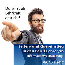 Für Quer- und Seiteneinsteiger: Lehrer für Brandenburger Schulen gesucht