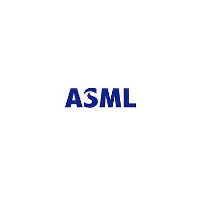 Hier ist das Logo von ASML zu sehen.