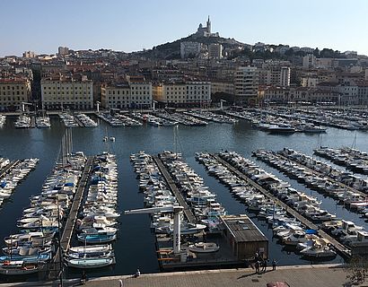 Boote im Hafen von Marseille, Kongress marseille 2017