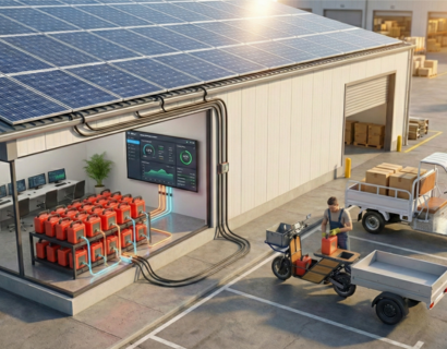 Bildgeneration einer Fabrik von United Electric Vehicles