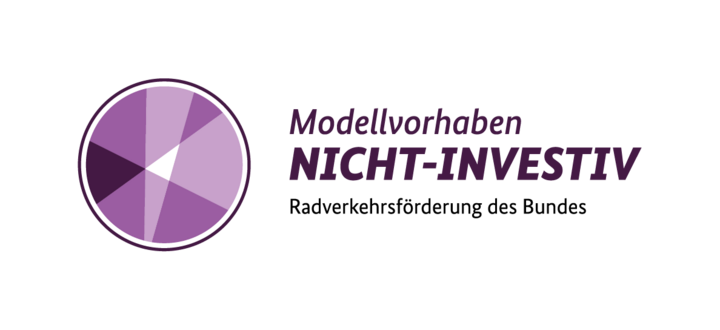 Logo Förderprogramm "Nicht investive Modellvorhaben Radverkehr“