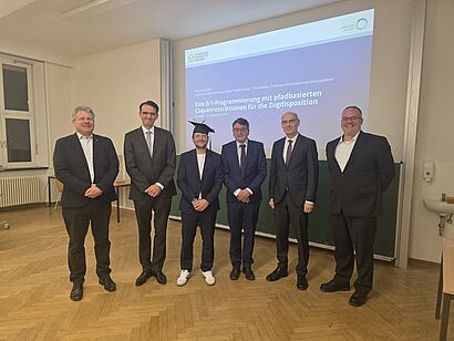 v.l.n.r. Prof. Dr. Jörn Schönberger, Prof. Dr. Christian Liebchen, Dr. Maik Schälicke, Prof. Dr. Karl Nachtigall, Prof. Dr. Udo Buscher, Dr. Jens Opitz"
