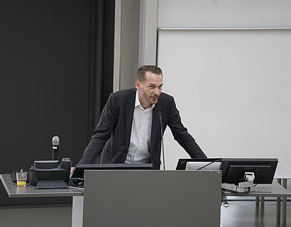 Prof. Stefan Kubica bei seinem Vortrag auf dem Wildauer Verwaltungstag