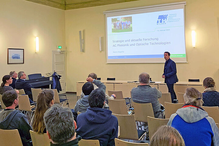 Prof. Regehly spricht an der TH Wildau im Rahmen des Forschungskolloquiums 2025