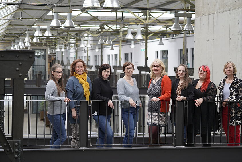 Netzwerktreffen Familienfreundlichkeit Familienbeauftragten der Hochschulen in Brandenburg beim Treffen in Halle 21 auf dem Wildauer Campus