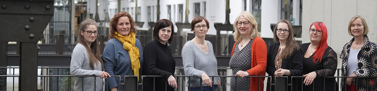 Familienbeauftragten der Hochschulen in Brandenburg beim Treffen in Halle 21 auf dem Wildauer Campus