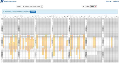 Screenshot der Anwendung raumplaner.bib.th-wildau.de