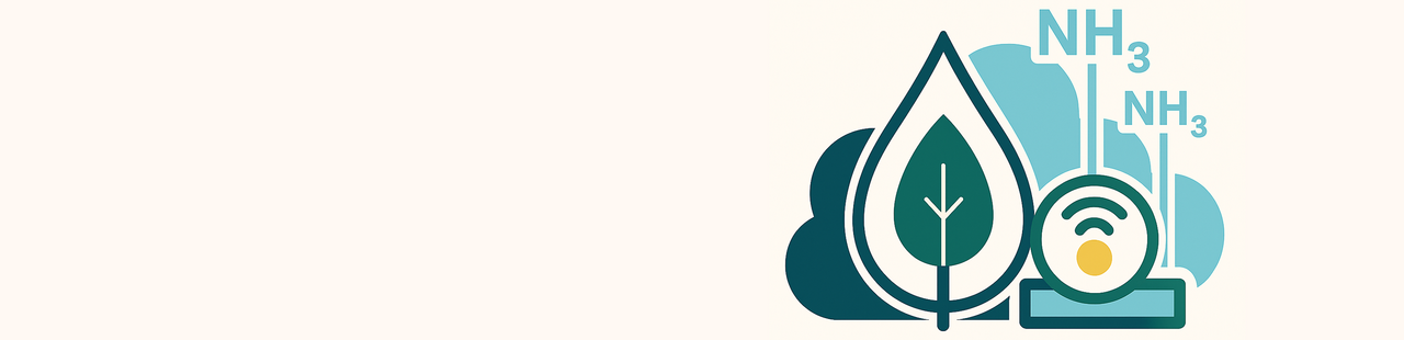 KI generiertes Bild zum Projekt AmELand zur Ammoniakdetektierung in Gülle