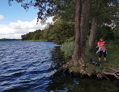 Wanderpause am See