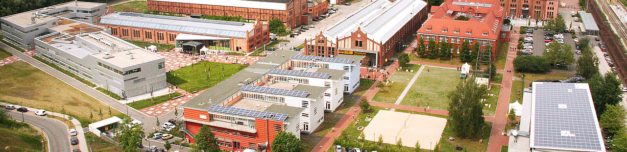 Campus Luftbild Bühne