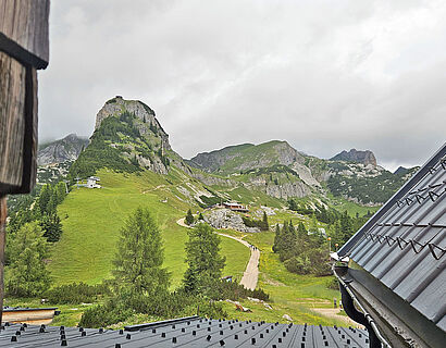 Blick aus der Erfurter Hütte