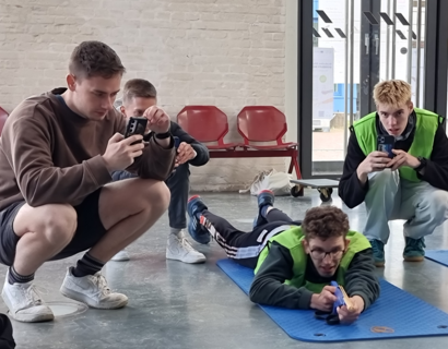 Person beim Sportschießen