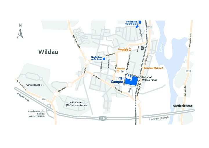 Lageplan TH Wildau