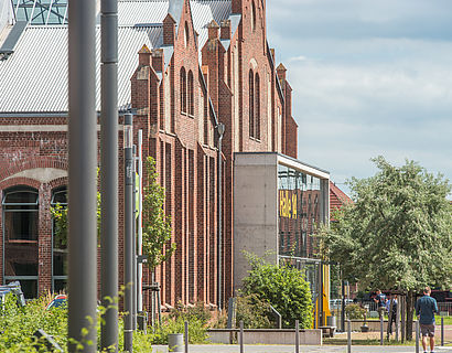 Blick zur Halle 14