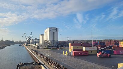 Exkursion zum Hafen Königs Wusterhausen