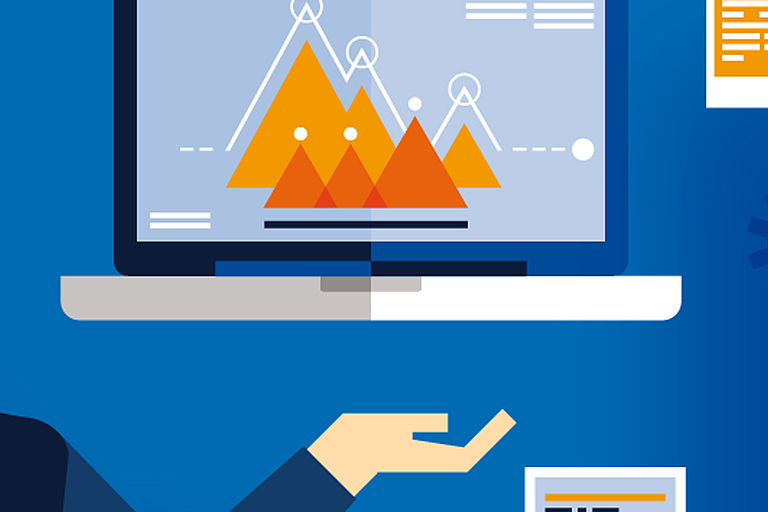 Dozent und seine Medien
