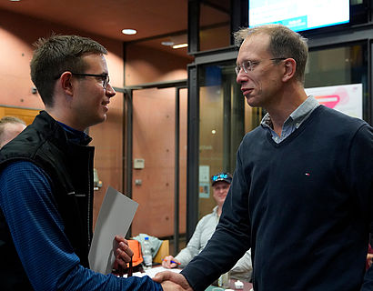 Urkundenübergabe mit Vizepräsident Jörg Reiff-Stephan von der TH Wildau