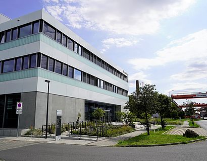 Blick auf das Frauhofer Institut in Wildau