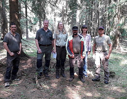 Gruppenbild des Besuchs der TH Wildau Tellerhäuser