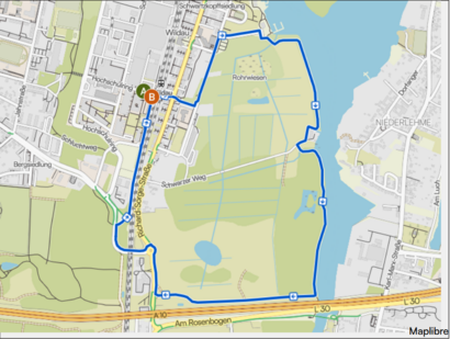 Wanderkarte für Kleine Runde 2026