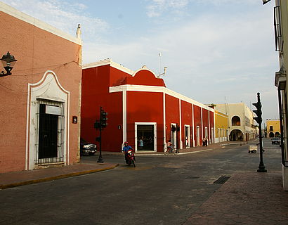 Mittag auf den Straßen von Cancun