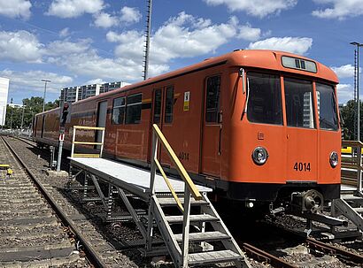 Exkursion BVG U-Bahn Hilfszug