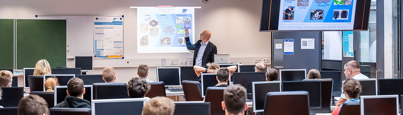 Präsentation mit Beamer