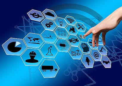 LOGIrange Blockchain Logistik 4.0 Illustration