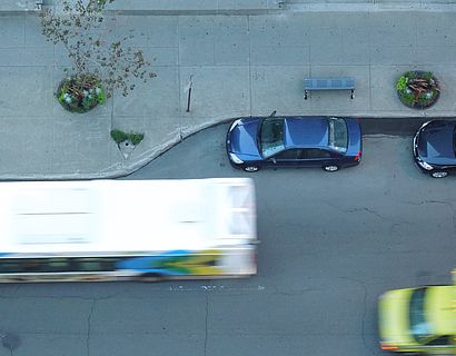 Straße, Straße, Parken, Zug, Transport, Fahrzeug, öffentlicher Verkehr, Stadtbus, Bus, Kunst, Krankenwagen